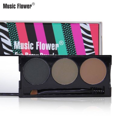 Long Lasting Eyebrow Powder Shadow Palette With Soft Brush And Mirror Brilliant Eye Makeup